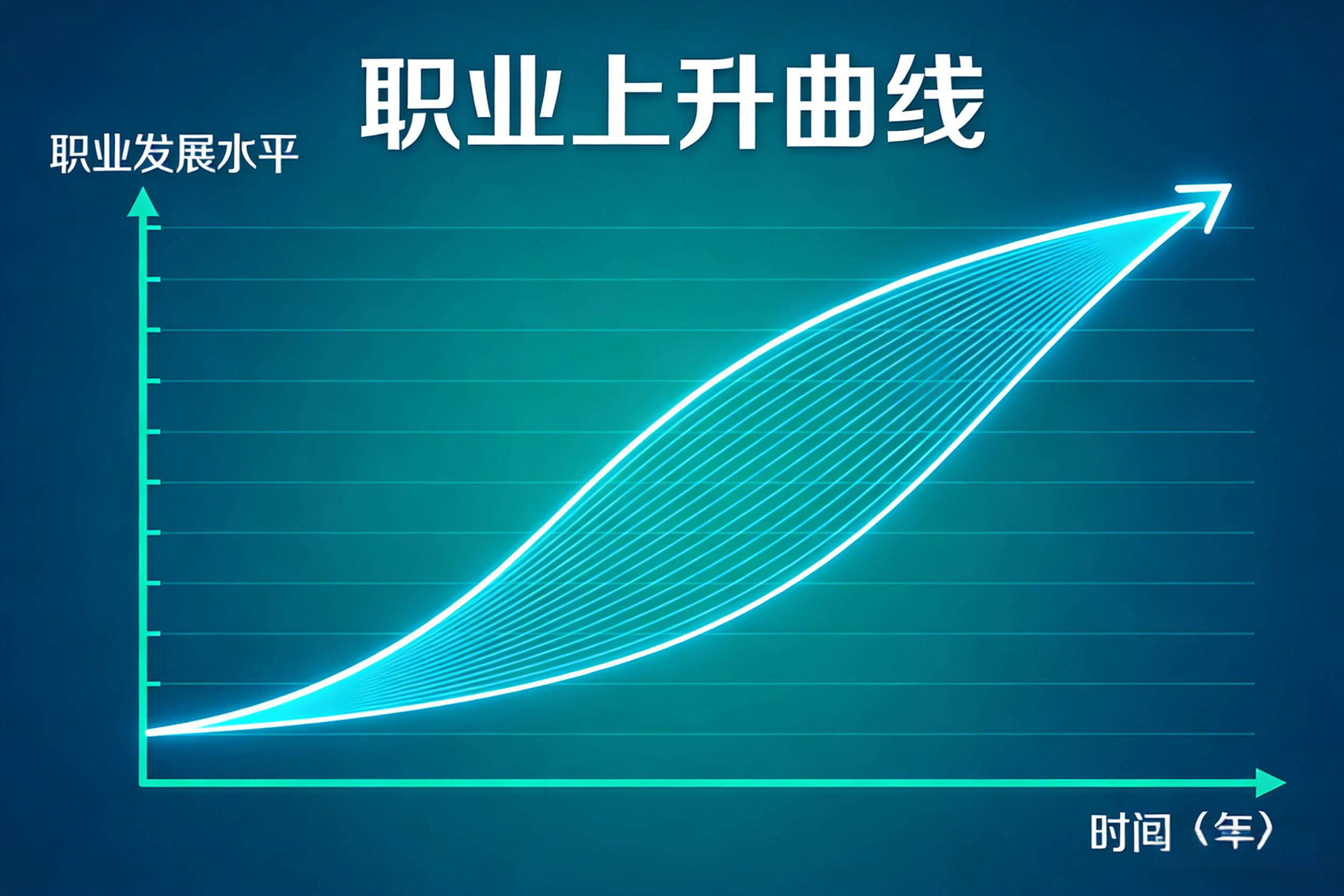 职业上升曲线图